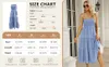Damen Sommer Maxikleid Ärmellos mit Spaghettiträgern, Produktbild-Vorschau 8