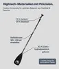 CARBON SPEED SUP Paddel 3-teilig 165–210 cm teleskopisch Produktbild-Vorschau 5