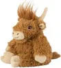 A plush toy highland cow sitting down. Anteprima dell’immagine prodotto
