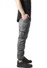 Urban Classics - Pantaloni da jogging in twill CARGO grigio Anteprima dell’immagine prodotto 5