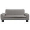 vidaXL Lit pour chien Gris 70x45x30 cm Similicuir Voir les images du produit 3