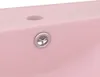 vidaXL Lavabo con foro per rubinetto rosa opaco 60x46 cm in Anteprima dell’immagine prodotto 10