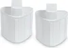 Two white water filter cartridges for a steam iron are shown against a white background. Produktbild-Vorschau