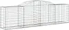 vidaXL Gabionen mit Hochbogen 9 Stk. 300x50x80/100 cm Produktbild-Vorschau 3