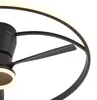 DeckenventilaTor Schwarz inkl  LED mit Fernbedienung Steer Produktbild-Vorschau 2