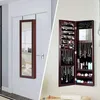 COSTWAY Skrinka na šperky so zrkadlom po celej dĺžke a Náhľad obrázku produktu 2