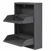 Alveon Schuhkipper Metall 2 Klappen schmal 51 x 15 x 75 cm Produktbild-Vorschau 4
