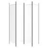 vidaXL Paravent 4 pcs. blanc 200x200 cm Tissu - Séparation Voir les images du produit 5