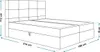 Boxspringbett 180x200 cm Solo - Bett mit Zwei Bettkästen - Produktbild-Vorschau 4