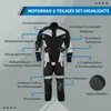 2-teiler Motorradkombi Cordura Textilien Motorradjacke + Produktbild-Vorschau 3