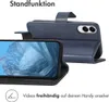 imoshion  Klapphülle Samsung Galaxy S25 Edge - Dunkelblau Produktbild-Vorschau 4