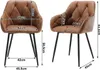 WOLTU 4er Set Esszimmerstühle, ergonomischer Sessel, aus Produktbild-Vorschau 7