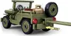 Sluban Army WW2 M38-B0853 Aliancki jeep i działo Podgląd zdjęcia produktu 5