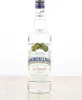 A bottle of Bommerlunder Aquavit on a wooden surface. Produktbild-Vorschau