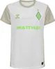 Hummel WERDER KIDS 25/26 AWAY JERSEY S/S SNOW WHITE 140 Produktbild-Vorschau 2
