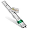A silver metal bar with bolts and a tag, on a white background. Produktbild-Vorschau