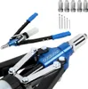 A set of rivet guns and accessories on a white background. Produktbild-Vorschau