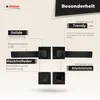 DOMINO Türgriff Drückergarnitur WC - Badezimmer Set | mit Produktbild-Vorschau 7