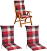 BURI Hochlehner Auflagen 117x49x6 cm - wetterfeste Produktbild-Vorschau 1