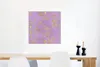 MuchoWow® Poster Marmor - Lila - Gold 50x50 cm - Produktbild-Vorschau 5