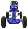 Grand Ride šlapací motokára pro děti 3+ Modrá + EVA kola + Náhled obrázku produktu 7