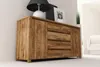 Kommode Tinci aus Wildeiche massiv 150x45x77 mit 2 Türen 4 Produktbild-Vorschau 5