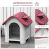 Caseta para perros PawHut, para exteriores, con puerta, Vista previa de la imagen del producto 6