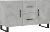 vidaXL Sideboard Betongrau 100x36x60 cm Holzwerkstoff Produktbild-Vorschau 2