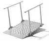 VEVOR Rollstuhlrampe mit Handläufen, 1140x850x705mm Produktbild-Vorschau 1