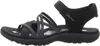 Skechers Reggae Slim Meadow Grazer Damen Sandalen Schwarz Voir les images du produit 14