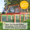 zooprinz Auslaufgehege Rabbit Run | Braun | 100x48x181cm Produktbild-Vorschau 4
