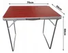 Verk 14468 Turistický stůl - skládací 80 x 60 x 70 cm hnědý Náhled obrázku produktu 3