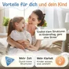 LIKARTO Kinder Wochenplaner Magnettafel mit 194 Magneten Produktbild-Vorschau 3