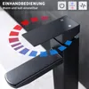 HOMELIVE Wasserhahn Schwarz Waschtischarmatur Badezimmer Produktbild-Vorschau 2