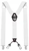 DonDon Herren Hosenträger 3,5 cm breit 4 Clips mit braunem Produktbild-Vorschau 2