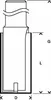 A diagram showing a tool with dimensions labeled. Produktbild-Vorschau