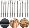 12PCS Ledergravur und Prägewerkzeuge Lederbearbeitung Produktbild-Vorschau 3