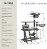 tectake® Arbre à chat Marcel 141 cm avec escalier, cordon Voir les images du produit 6