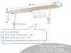 HOKO® Ergo-Study très grand majordome de bureau avec Voir les images du produit 6