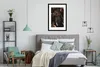 MuchoWow® MuchoWow® Gerahmtes Poster Elefant - Blumen - Produktbild-Vorschau 3
