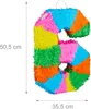 Relaxdays Pinata Geburtstag, Zahl 6, zum Aufhängen, Kinder Produktbild-Vorschau 4
