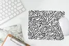 MuchoWow® Mauspad Mousepad Tigerdruck - Schwarz - Weiß - Produktbild-Vorschau 6