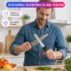 Diamant Wetzstab Messerschärfer 400/1000 Küchenmesser Produktbild-Vorschau 3