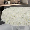 Tischdecke Landhaus Oliven Pastelgrün Rund 140cm Produktbild-Vorschau 2