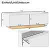 Merax Couchtisch mit 2 Schubladen und geriffelter Front, Produktbild-Vorschau 11