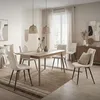 ML-Design jedálenská súprava 4 stoličiek v béžovej farbe, Náhľad obrázku produktu 9