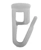 rewagi® 100x Gardinengleiter Weiß – Flachkopf 9x9 mm – Produktbild-Vorschau 5