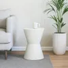 Home & Styling Beistelltisch - weis - 29x 45 cm - Zink Produktbild-Vorschau 3