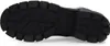 The underside of a black boot with a thick, lugged sole. Produktbild-Vorschau