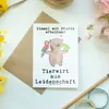 Mr. & Mrs. Panda Glückwunschkarte Tierwirt Leidenschaft - Produktbild-Vorschau 2